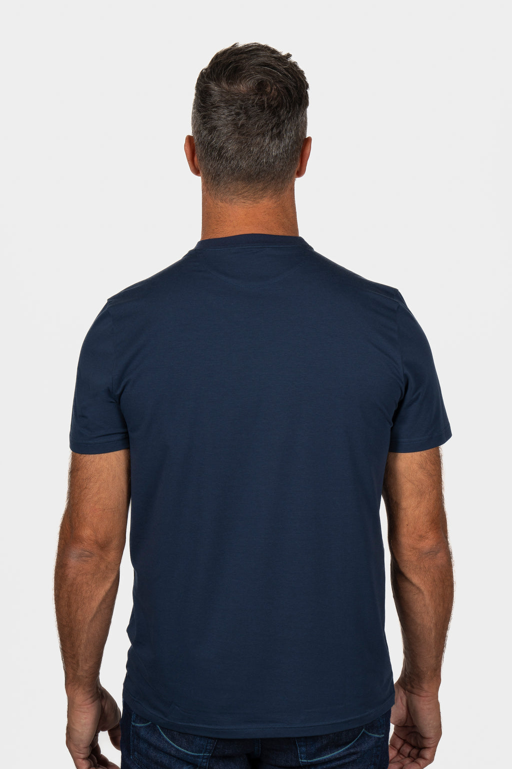 MEY STORY | Stretch Cotton T-Shirt | Blue Nights