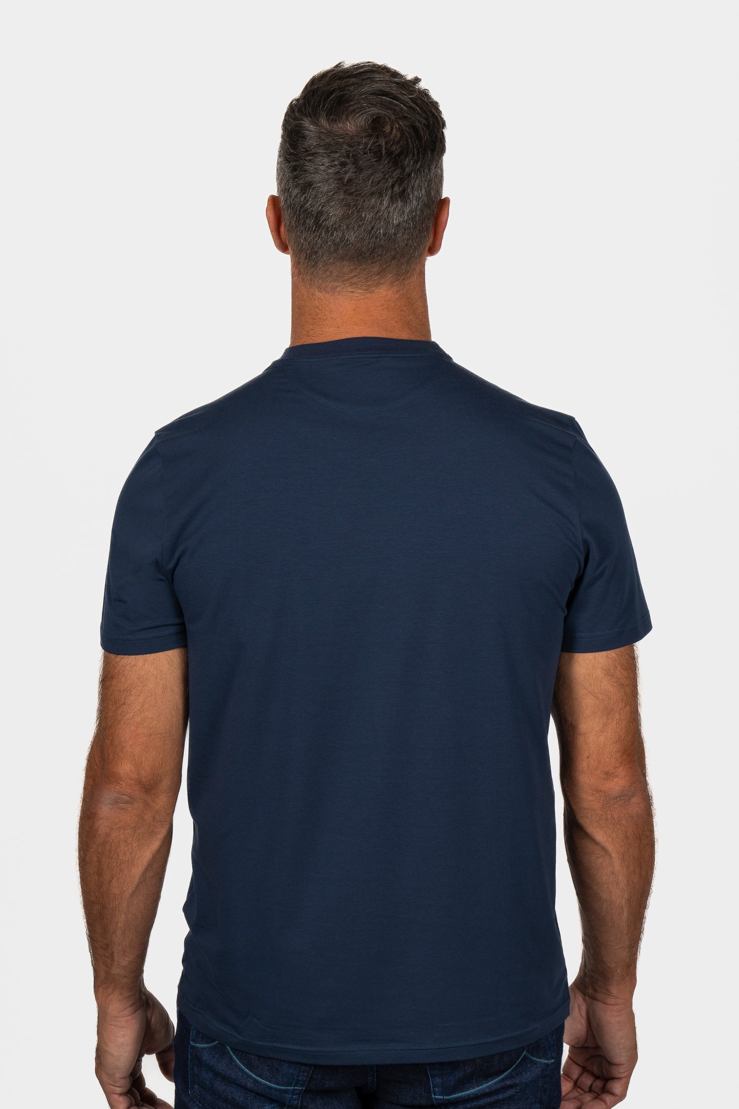 MEY STORY | Stretch Cotton T-Shirt | Blue Nights