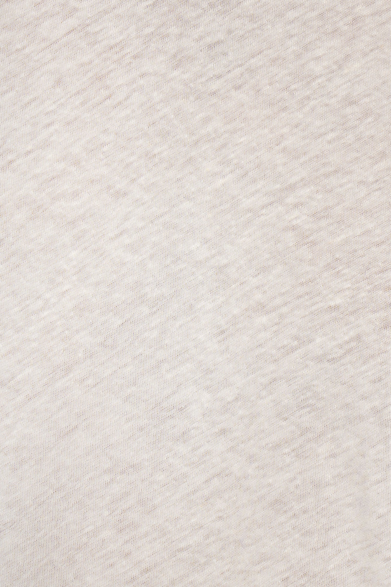 MEY STORY | Cotton & Linen T-Shirt | Off-White