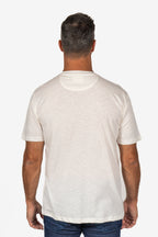 MEY STORY | Cotton & Linen T-Shirt | Off-White