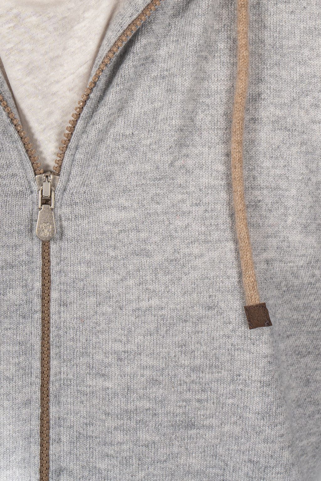BRUNELLO CUCINELLI | Cashmere Hoodie | Light Grey