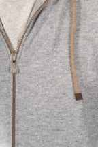 BRUNELLO CUCINELLI | Cashmere Hoodie | Light Grey
