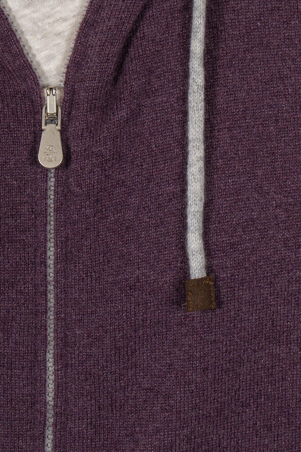 BRUNELLO CUCINELLI | Cashmere Hoodie | Aubergine