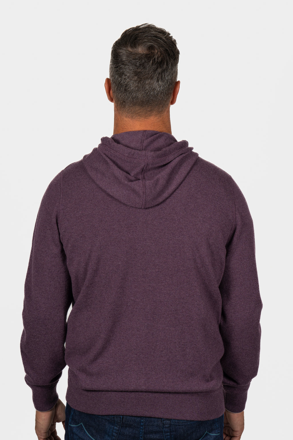 BRUNELLO CUCINELLI | Cashmere Hoodie | Aubergine