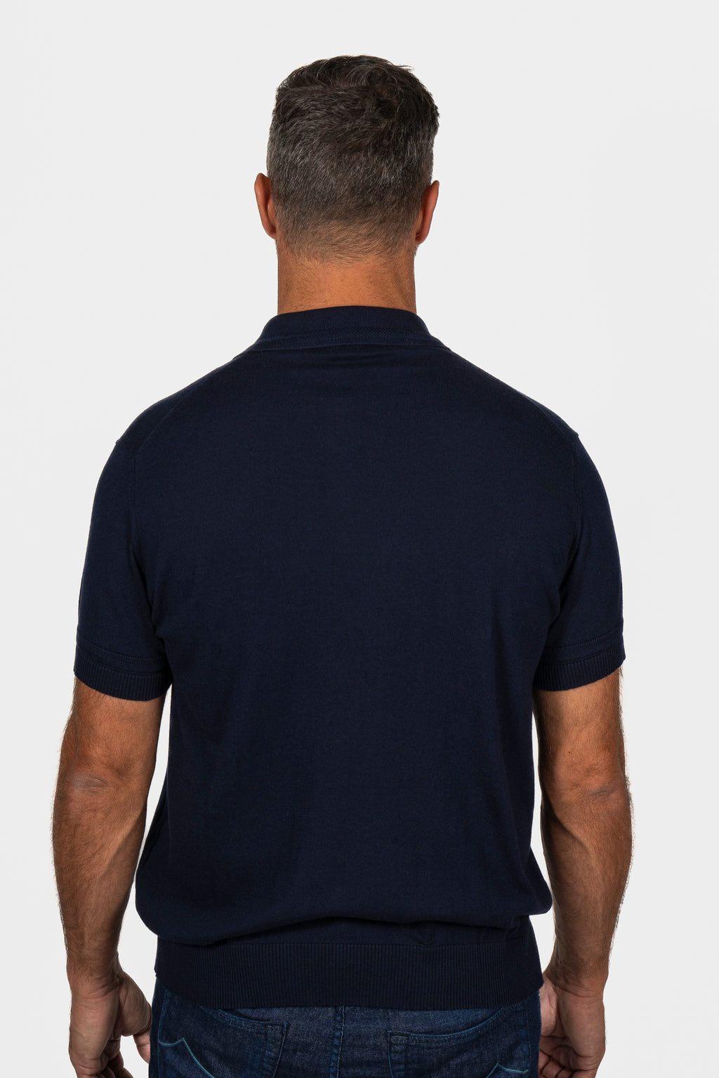 ETRO | Knitted Cotton Polo | Navy