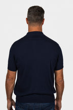 ETRO | Knitted Cotton Polo | Navy
