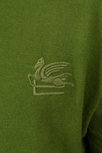 ETRO | Knitted Cotton Polo | Green