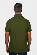 ETRO | Polo With Contrast | Olive Green