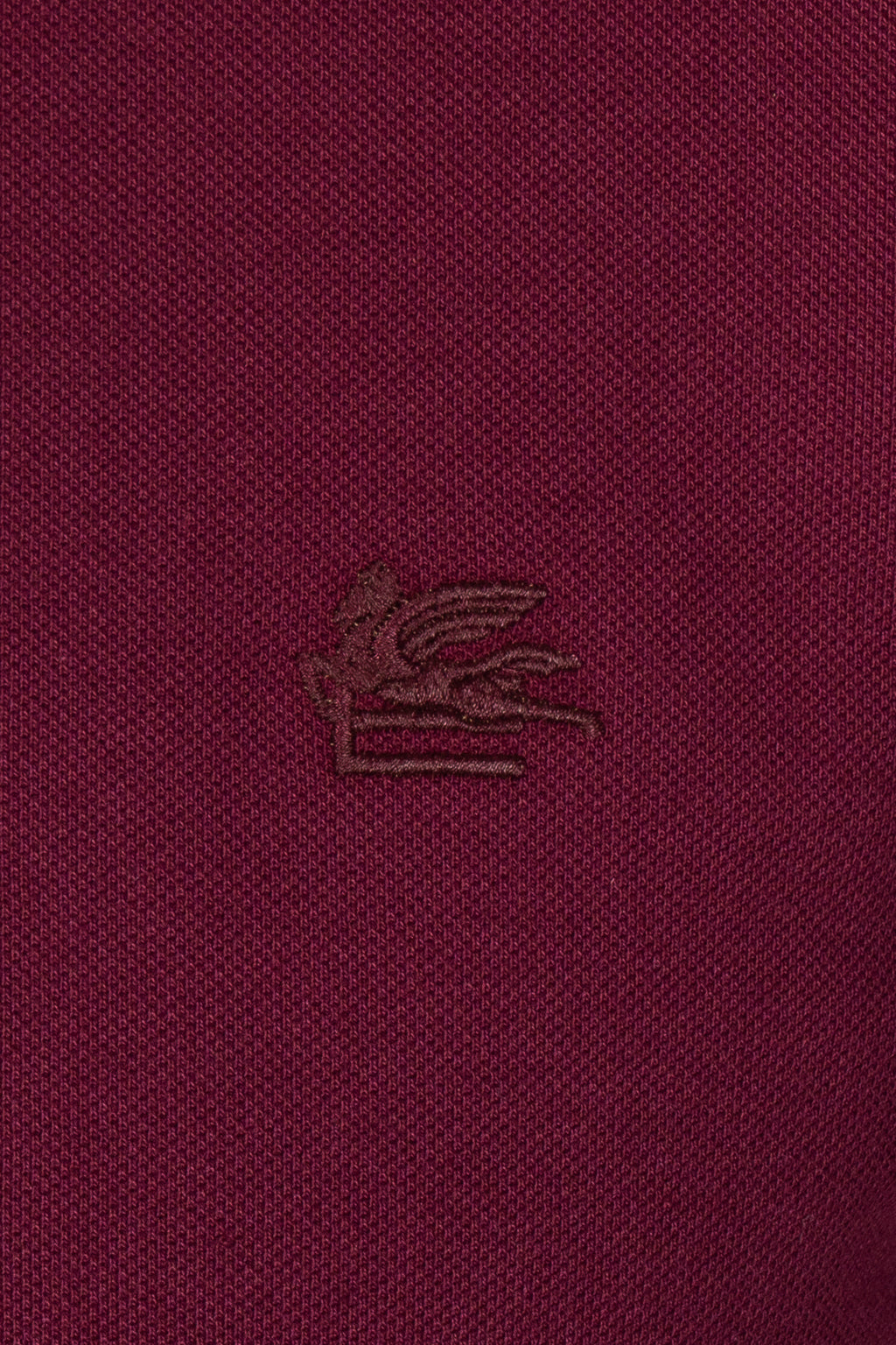 ETRO | Polo With Contrast | Burgundy