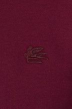 ETRO | Polo With Contrast | Burgundy