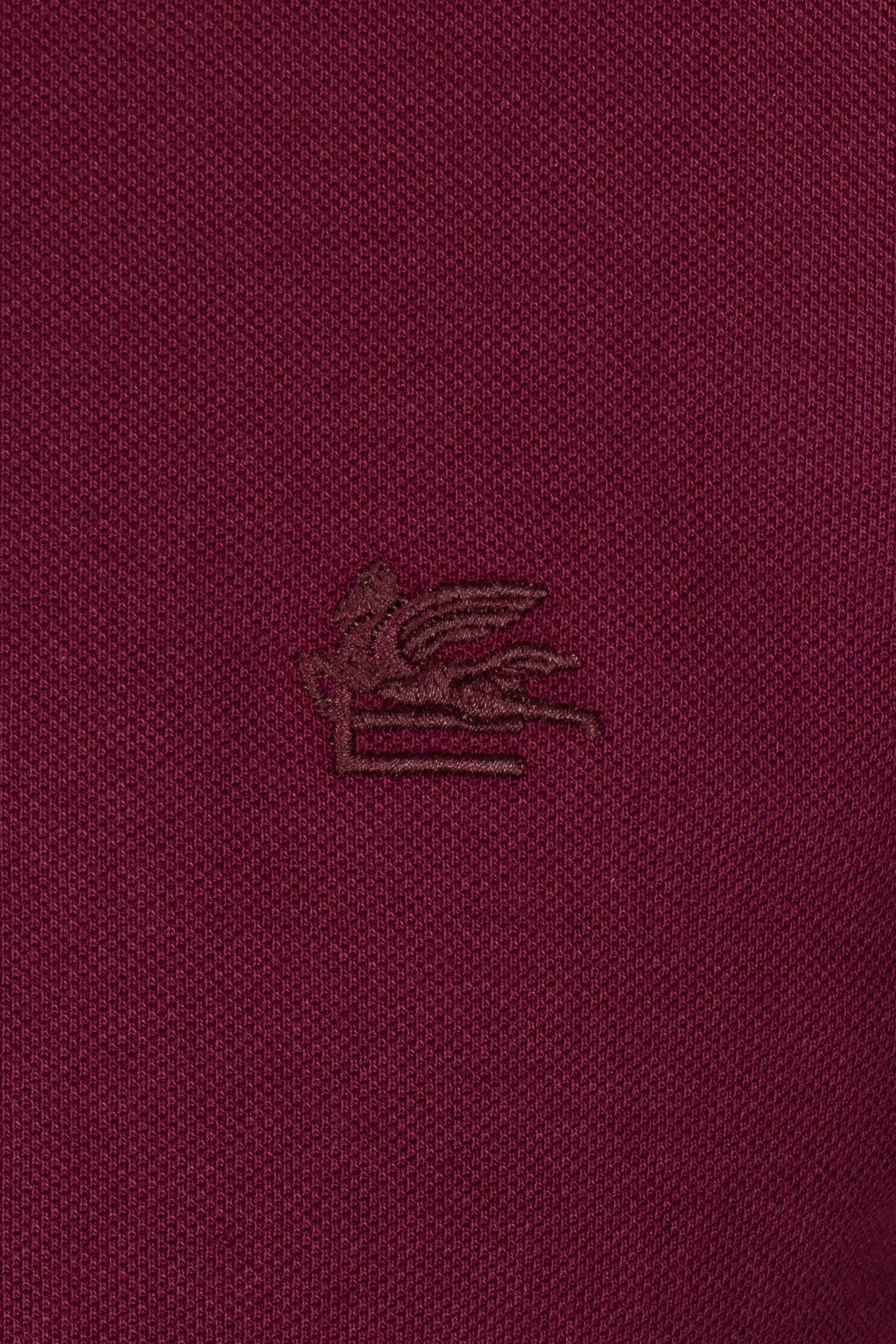 ETRO | Polo With Contrast | Burgundy