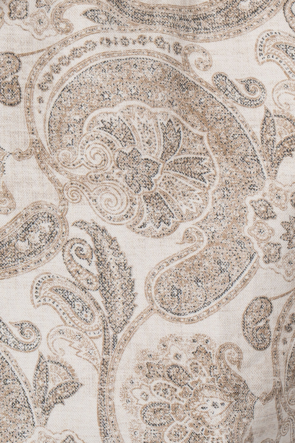 BRUNELLO CUCINELLI | Paisley Shirt | Brown & Cream