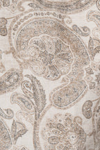 BRUNELLO CUCINELLI | Paisley Shirt | Brown & Cream