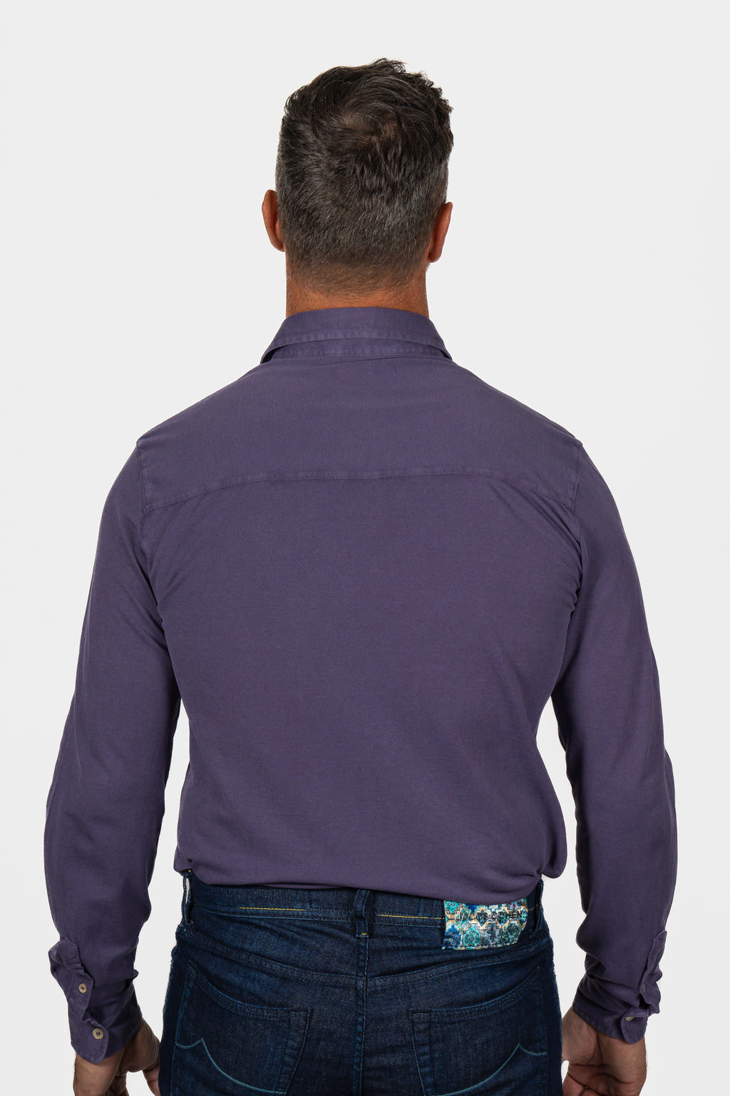 FEDELI | Pique Shirt | Purple