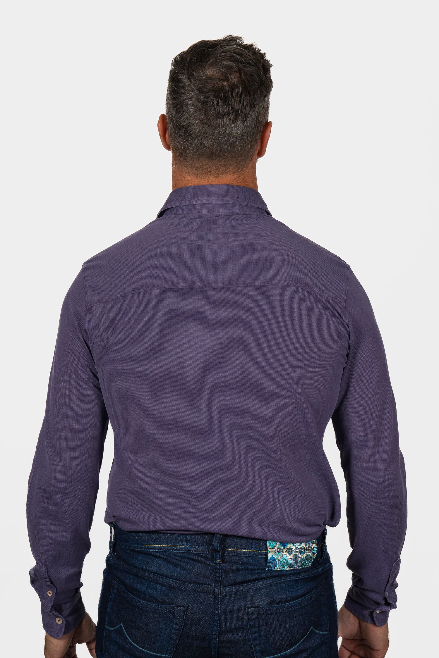 FEDELI | Pique Shirt | Purple