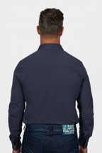 FEDELI | Pique Shirt | Navy