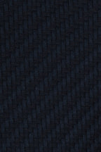 BRIONI | Basket Weave Crew Neck Knit | Navy