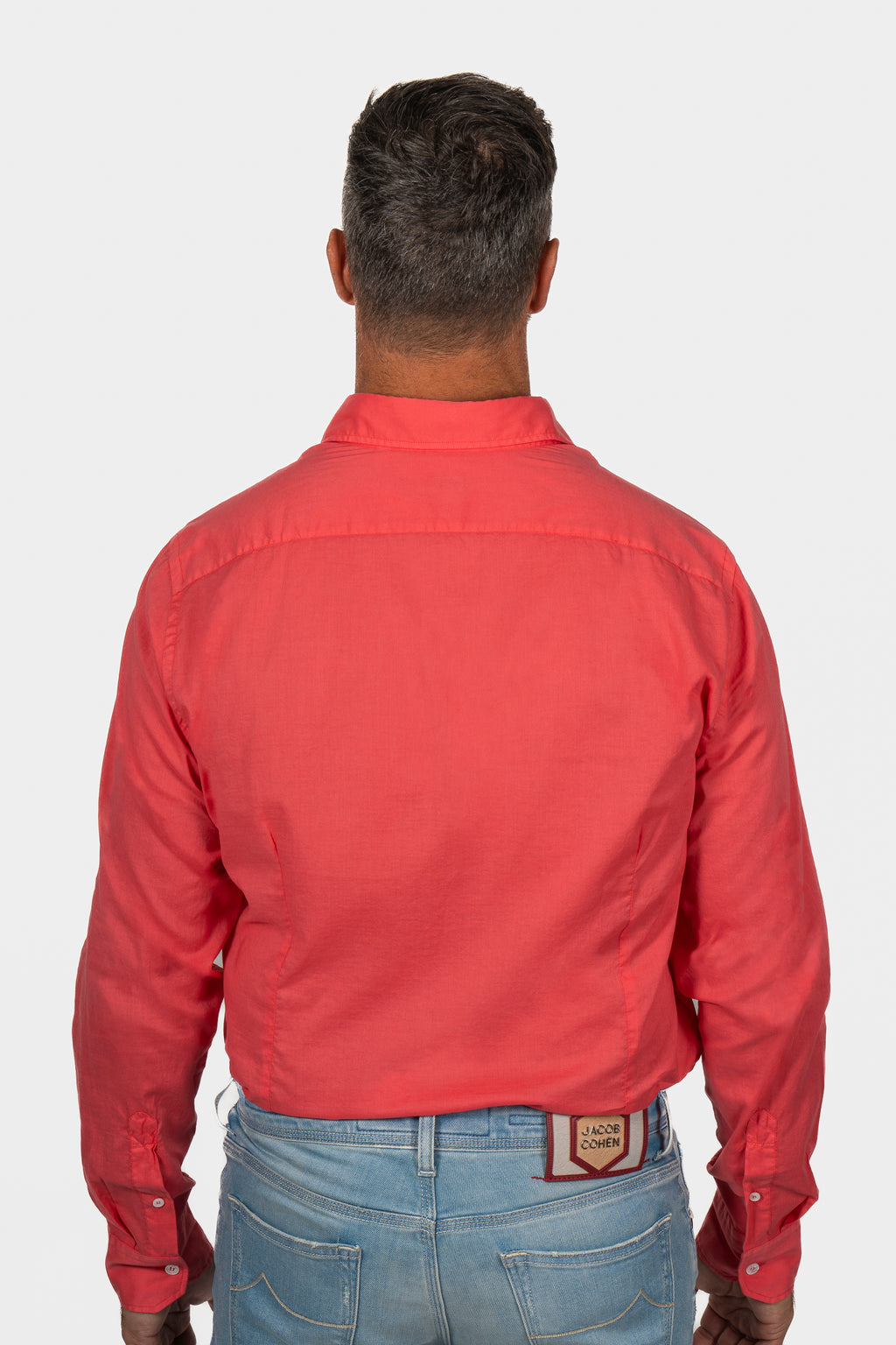 FEDELI | Soft Cotton Shirt | Hot Pink