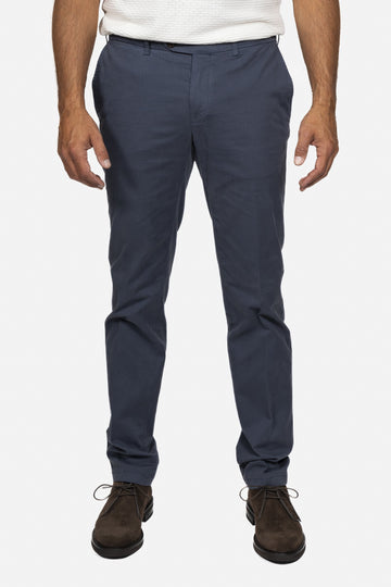 CANALI Dark Blue Stretch Chino