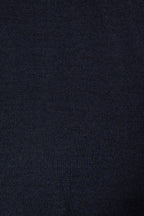 CANALI | Exclusive Wool-Silk Crew Neck Knit | Navy