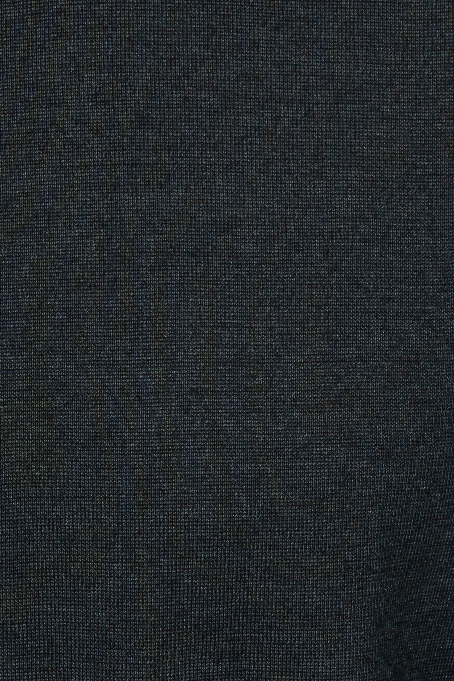 CANALI | Exclusive Wool-Silk Crew Neck Knit | Dark Green
