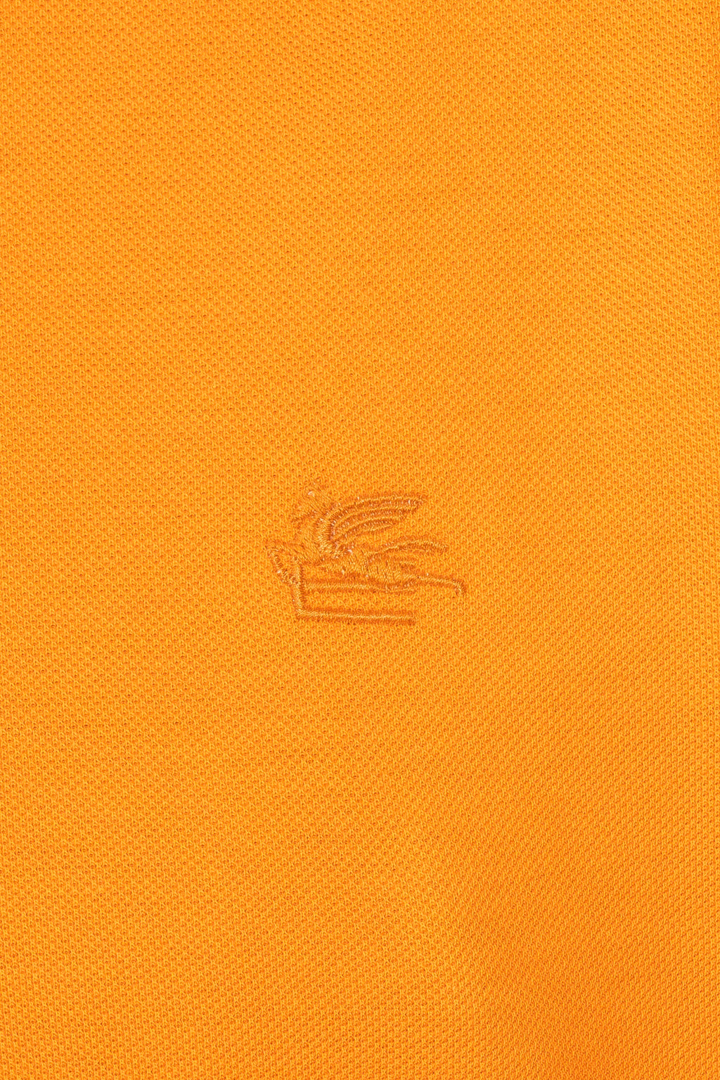 ETRO | Polo With Contrast | Neon Orange