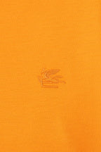 ETRO | Polo With Contrast | Neon Orange
