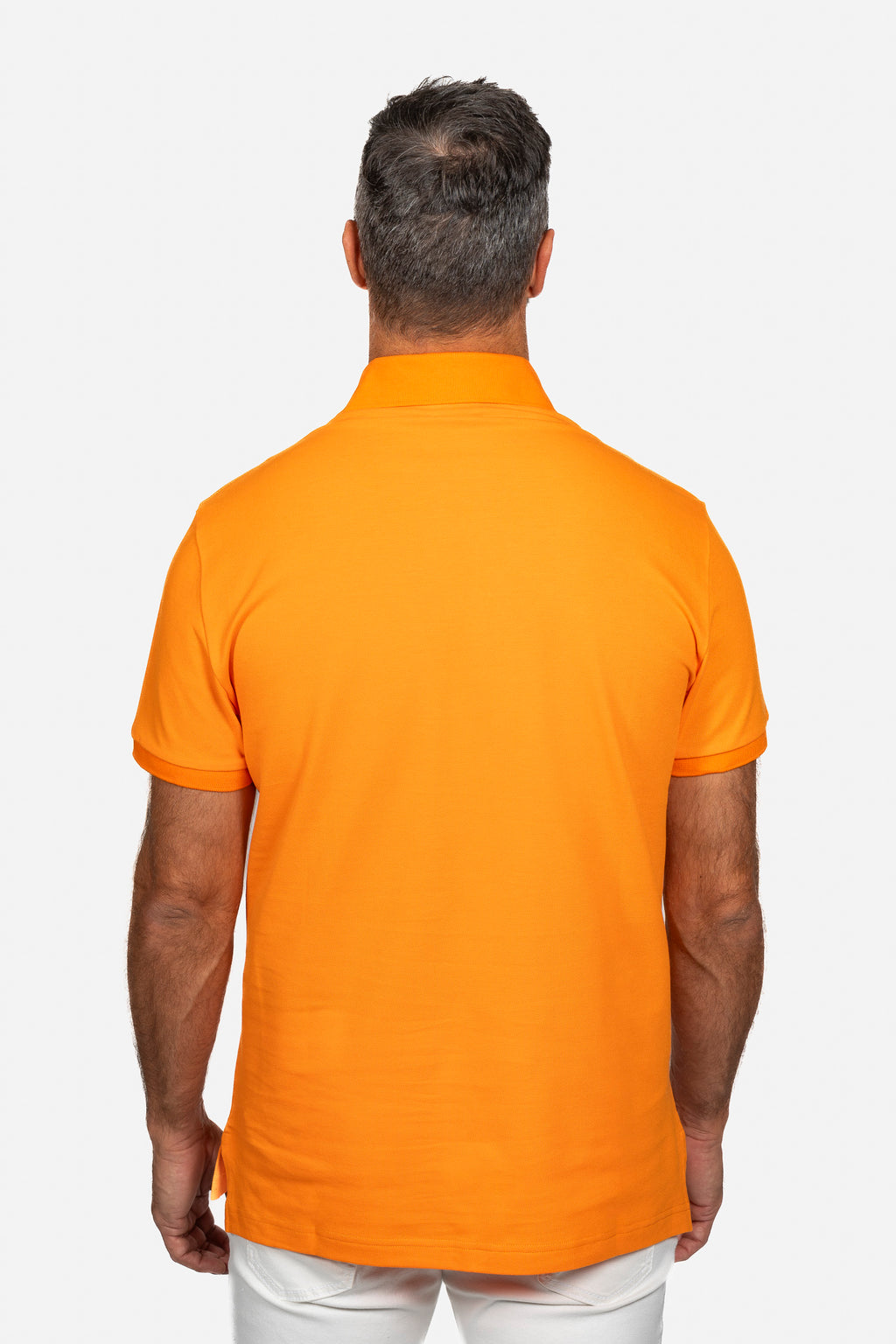 ETRO | Polo With Contrast | Neon Orange