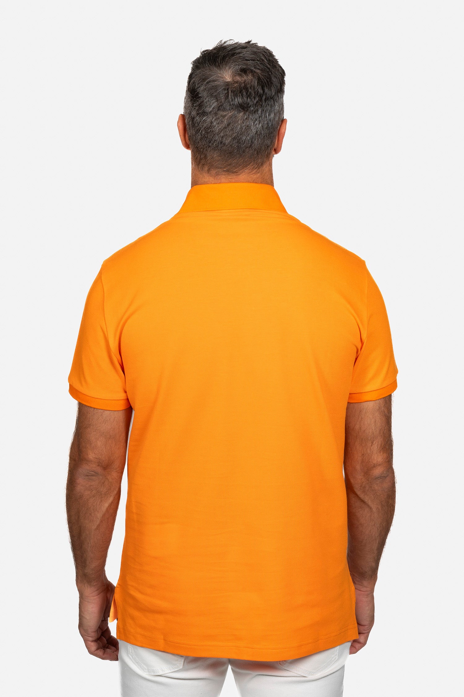 ETRO | Polo With Contrast | Neon Orange