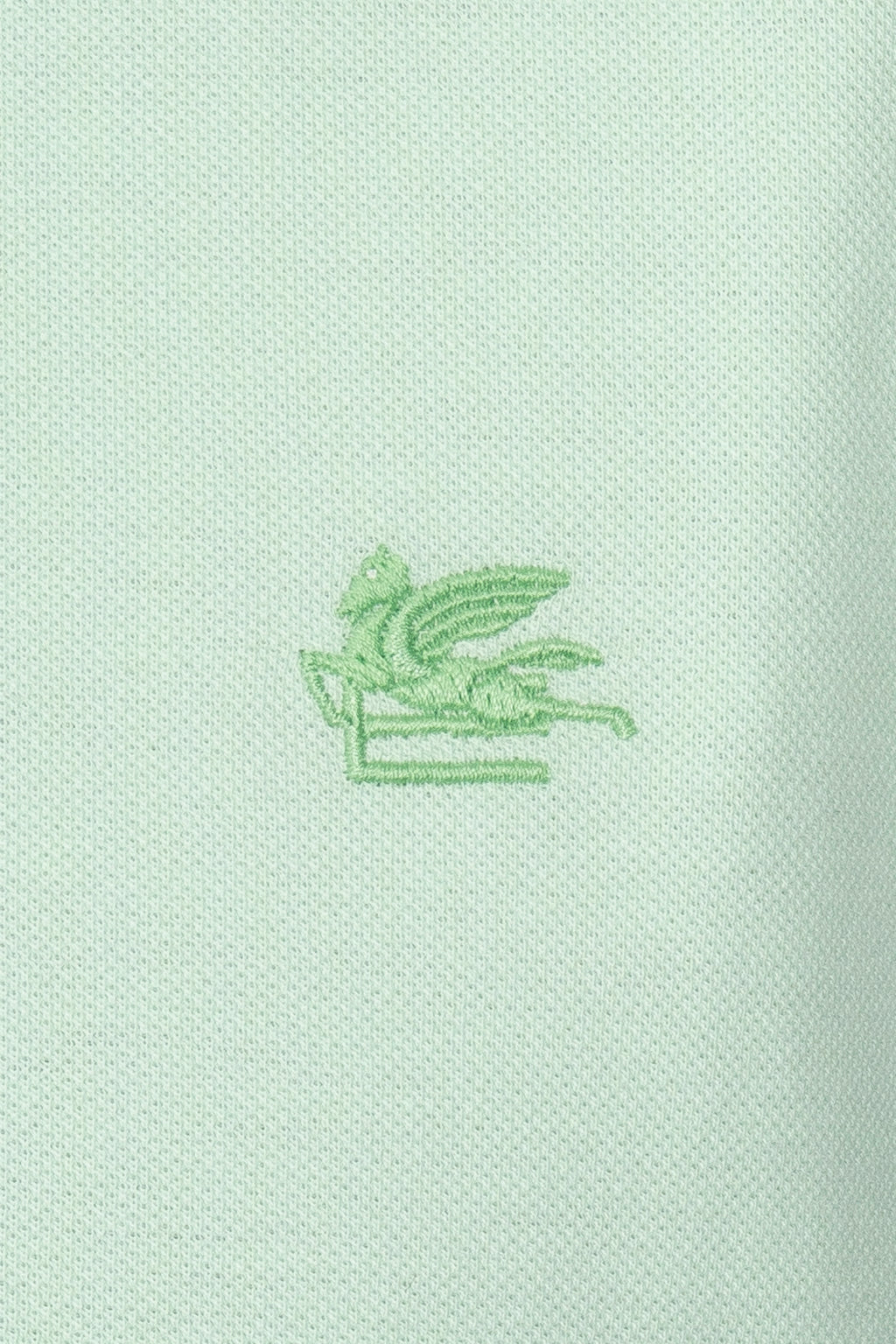 ETRO | Polo With Contrast | Neon Lime