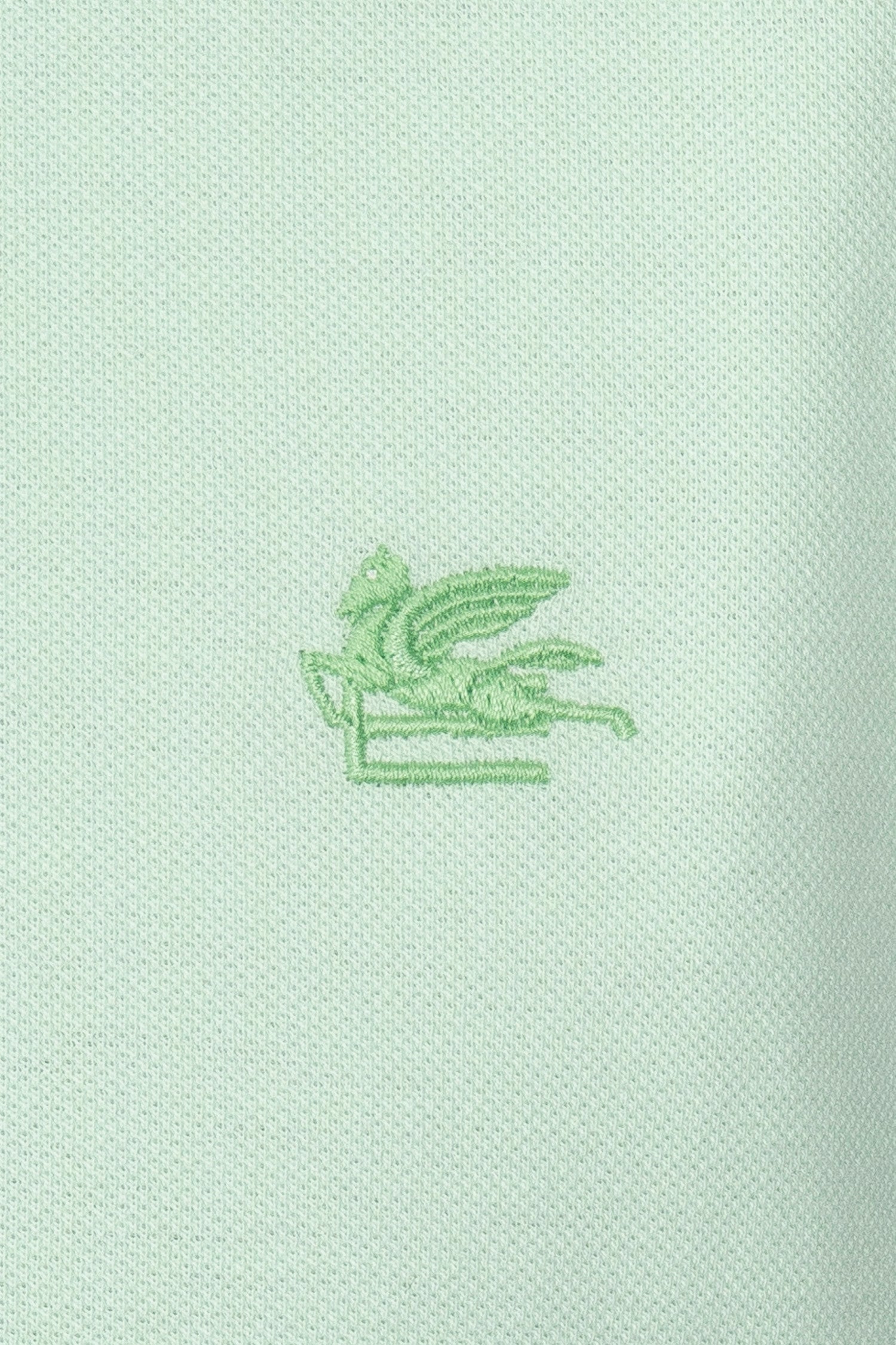 ETRO | Polo With Contrast | Neon Lime