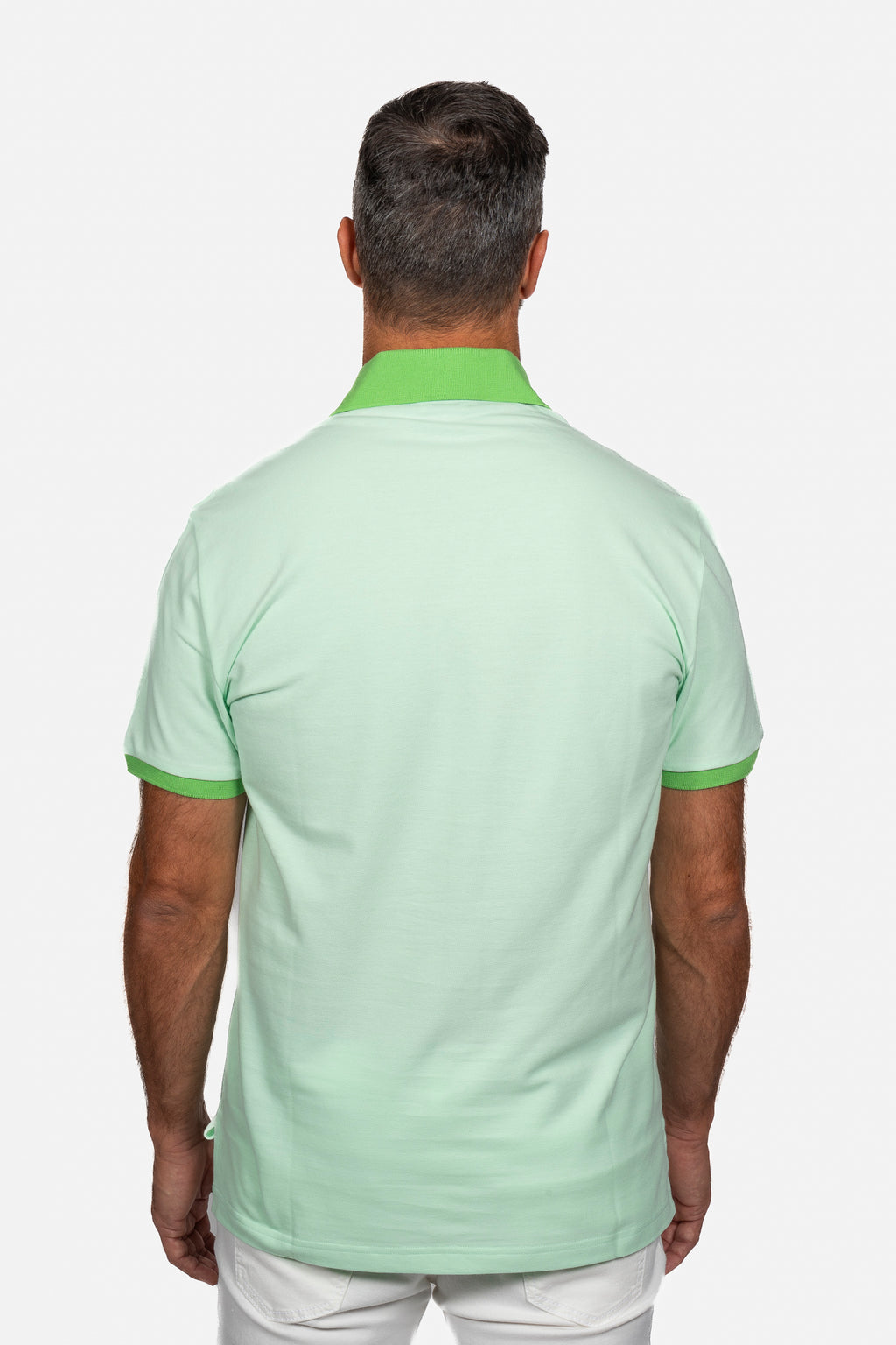ETRO | Polo With Contrast | Neon Lime