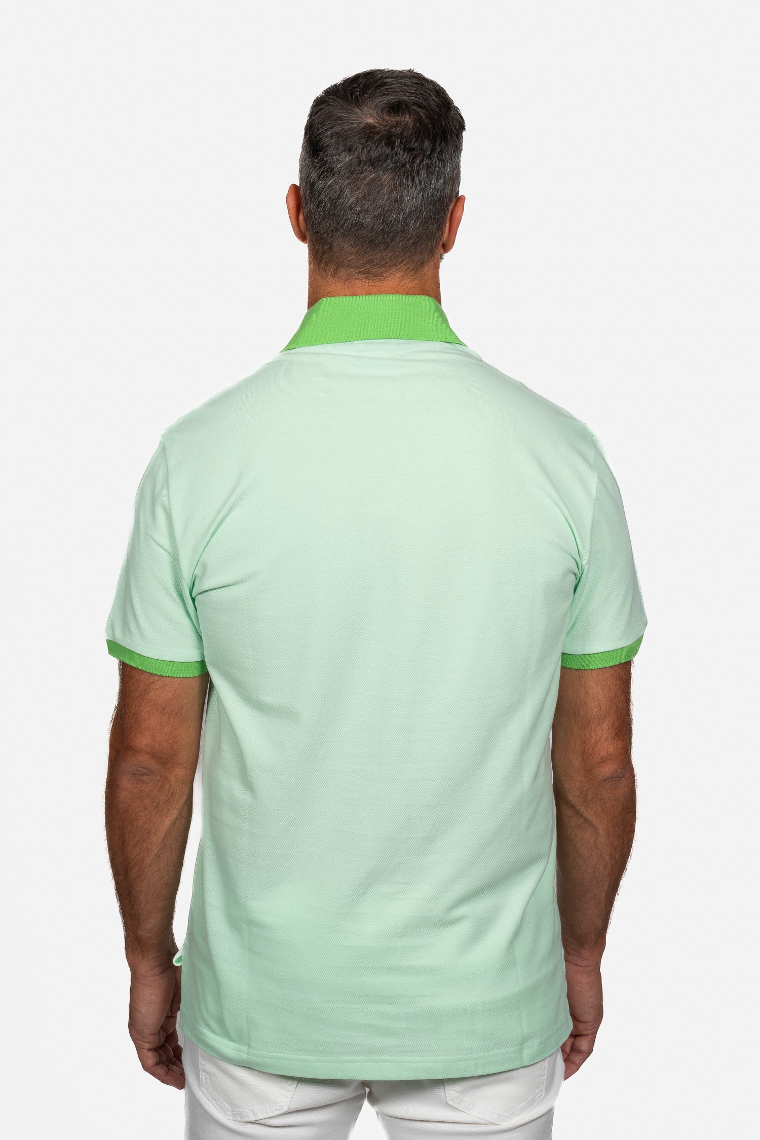 ETRO | Polo With Contrast | Neon Lime