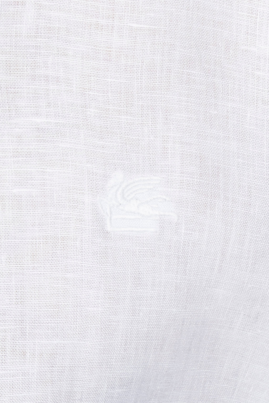 ETRO | Regular Fit Linen Shirt | White