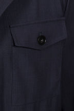 CANALI | Wool Safari Jacket | Navy