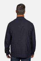CANALI | Wool Safari Jacket | Navy
