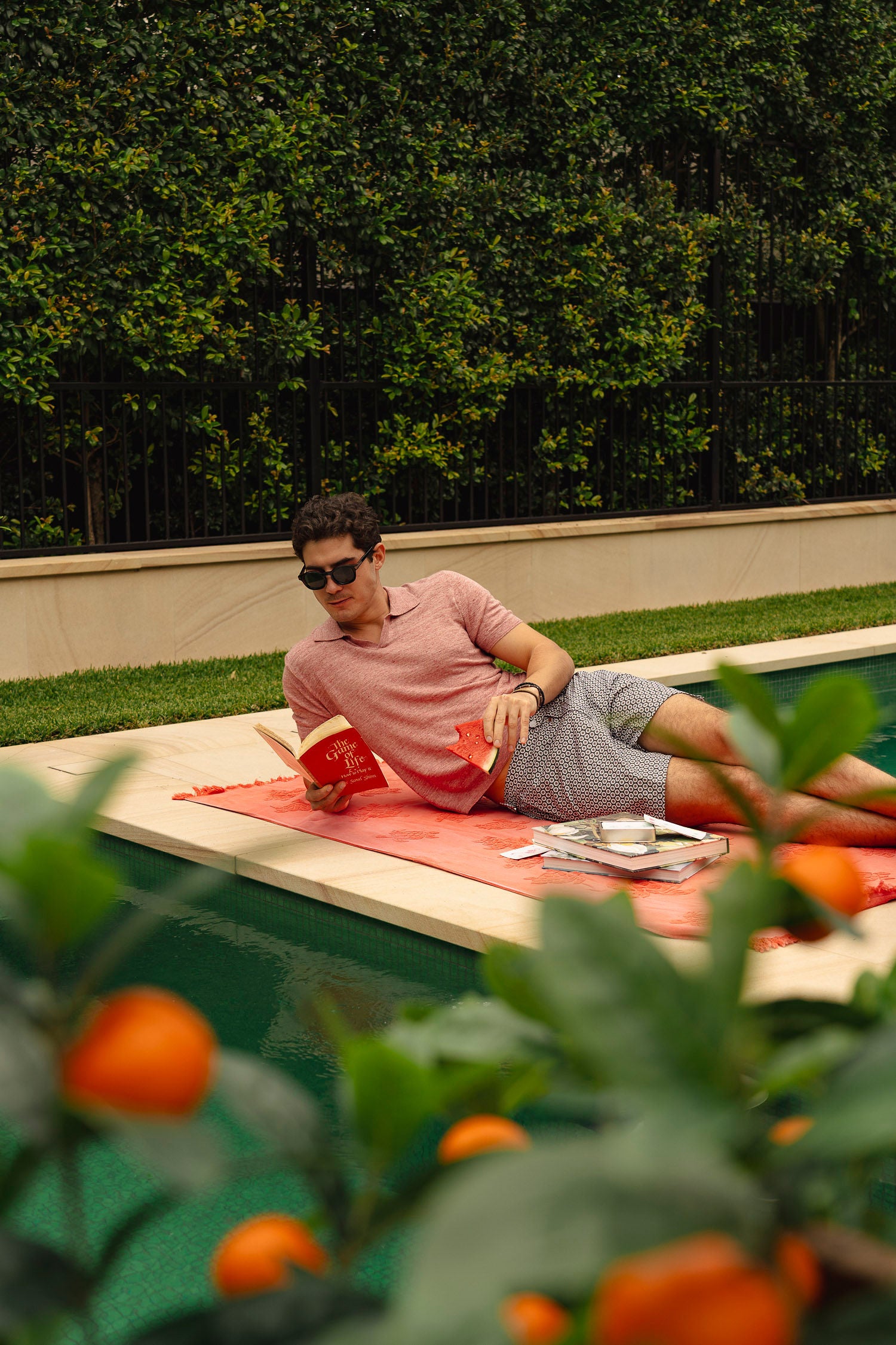 FEDELI | Daniel Swim Shorts | Khaki