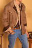 CANALI | Wool Safari Coat | Tan