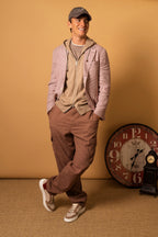 BRUNELLO CUCINELLI | Wool Linen And Silk Jacket | Red & Cream