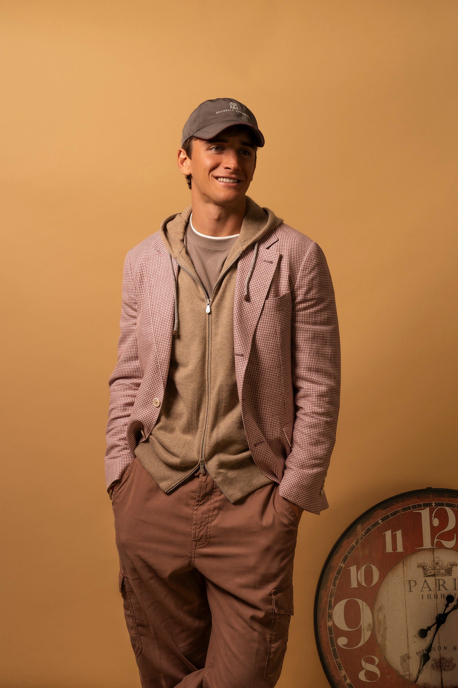 BRUNELLO CUCINELLI | Cashmere Hoodie | Light Brown