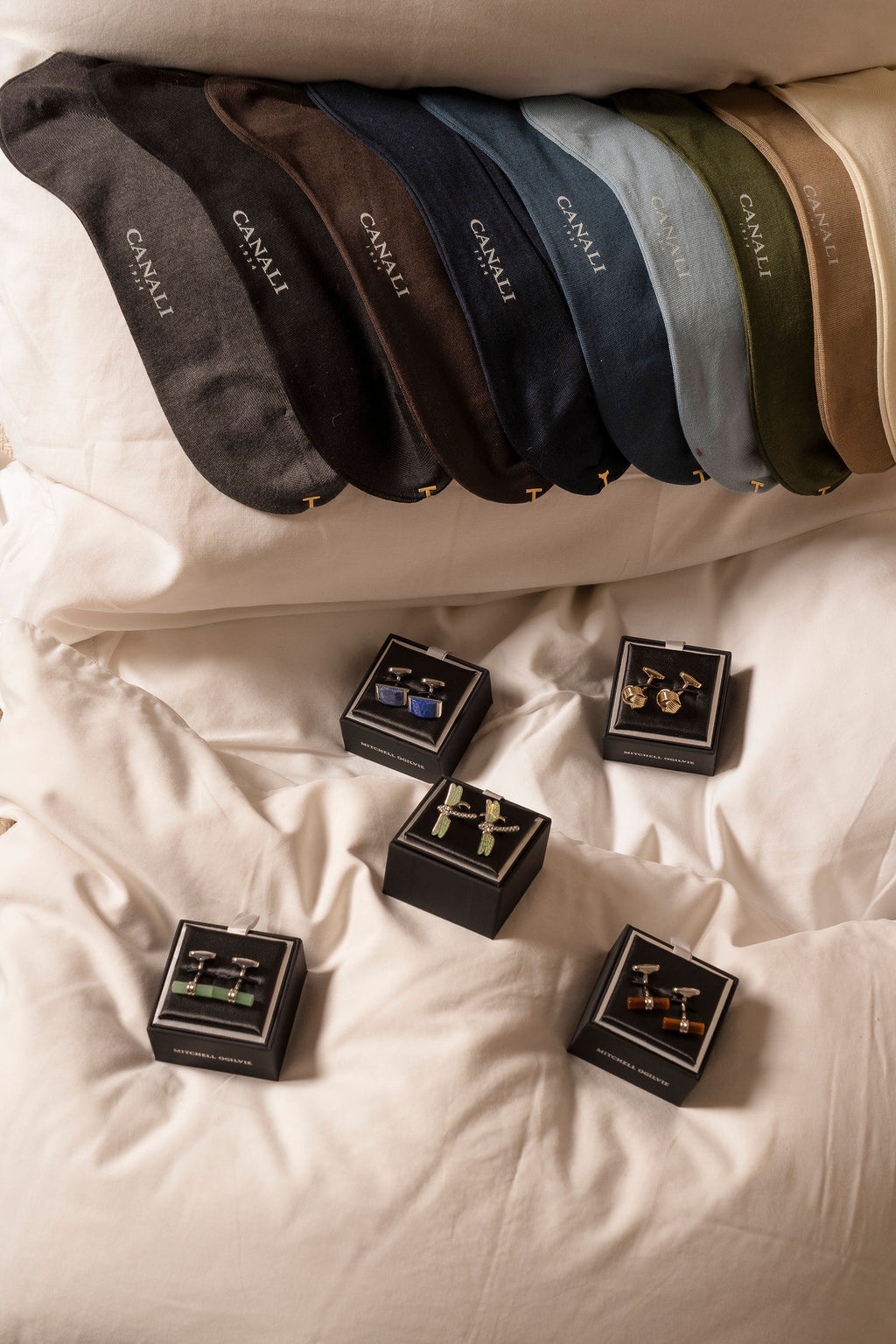 CANALI | Plain Cotton Socks | Dark Brown