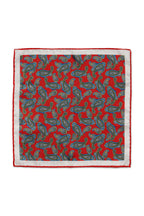 MITCHELL OGILVIE | Paisley Pocket Square | Red