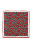 MITCHELL OGILVIE | Paisley Pocket Square | Red