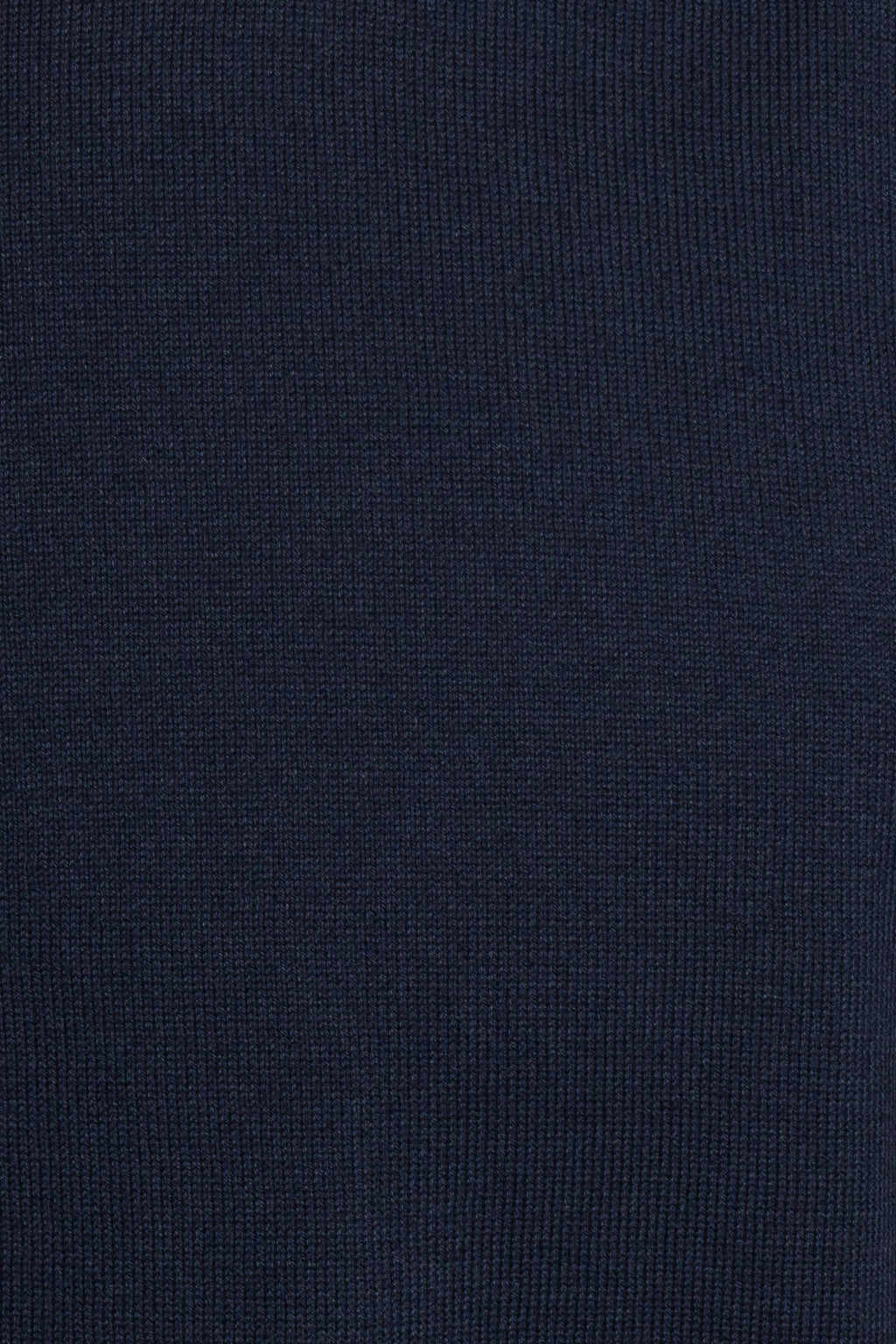 CANALI | Knitted Crew Neck Cotton T-shirt | Navy