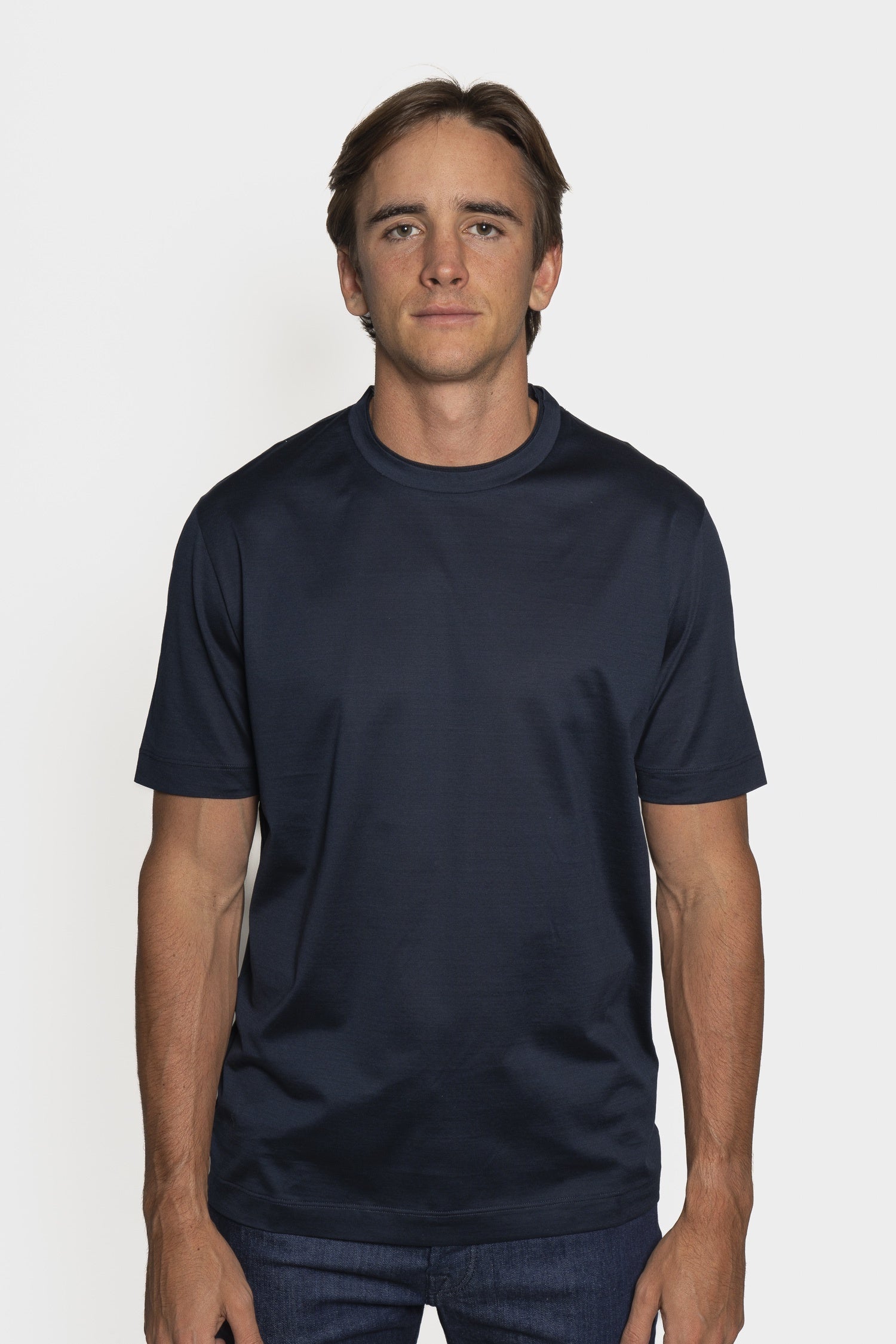 CANALI | Crew Neck T-Shirt | Navy