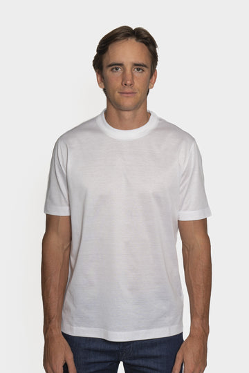 CANALI White Crew Neck T-Shirt