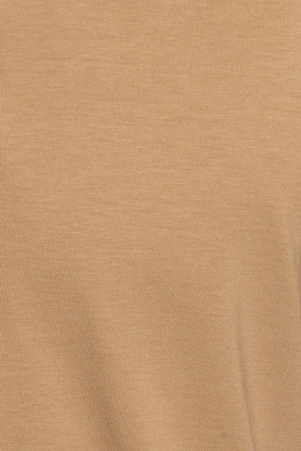 CANALI | 3-Button Knitted Polo Detail On Collar | Camel