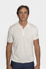 CANALI | 3-Button Neck Polo | White