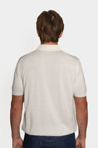 CANALI | 3-Button Neck Polo | White