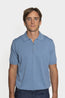 CANALI | 3-Button Neck Polo | Blue